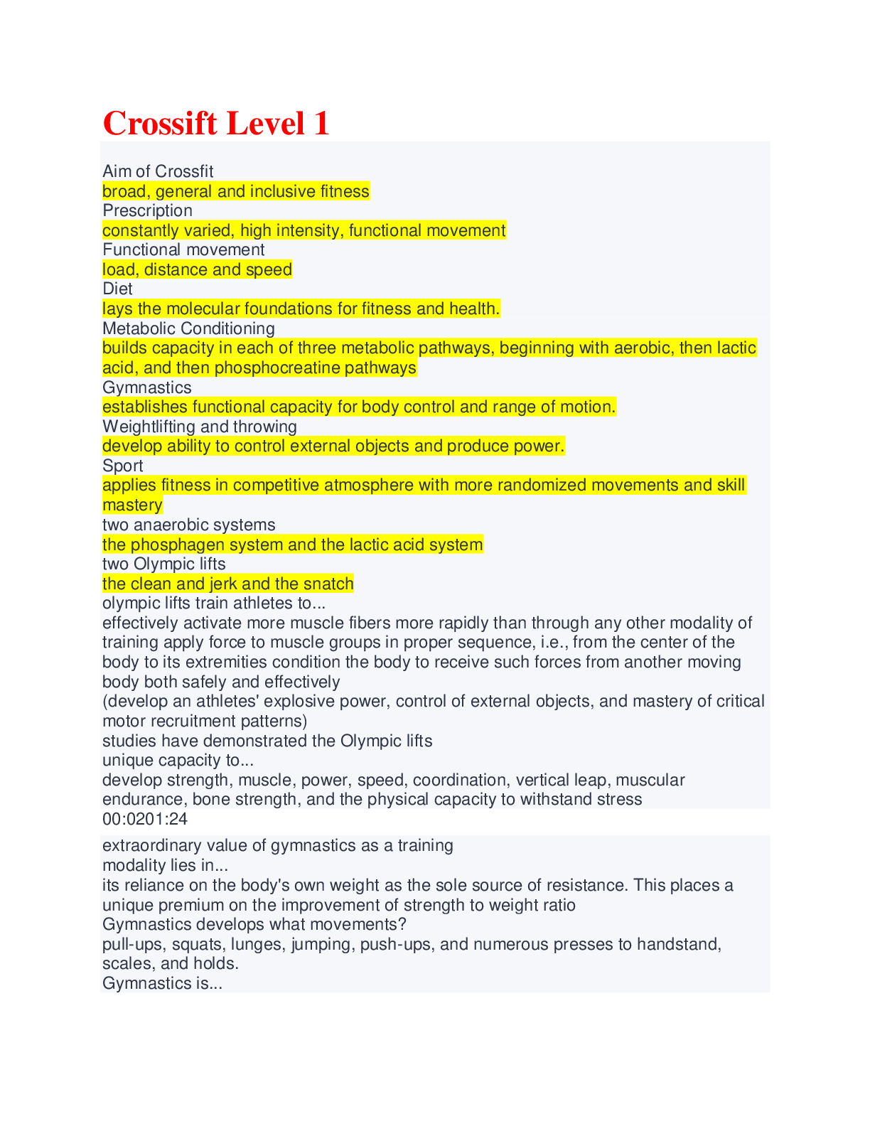Preview image for Crossift Level 1 Questions and Answers Complete Solution